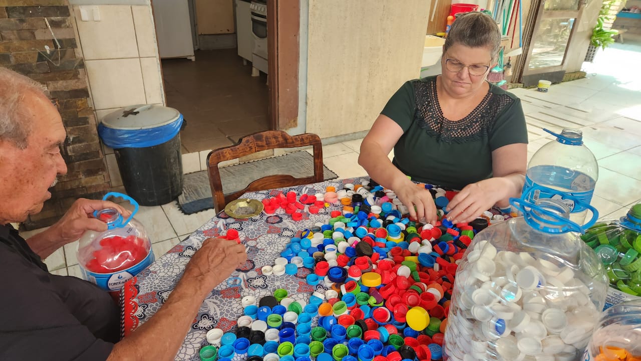 Rosana, Isadora e seus familiares