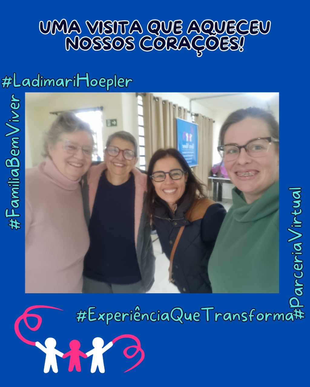 uma visita que aqueceu nossos corações!